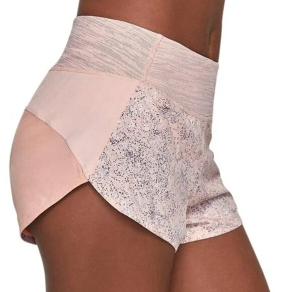 Outdoor Voices Tri-tone Hudson Shorts Pebbled Rose L - Picture 2 of 6